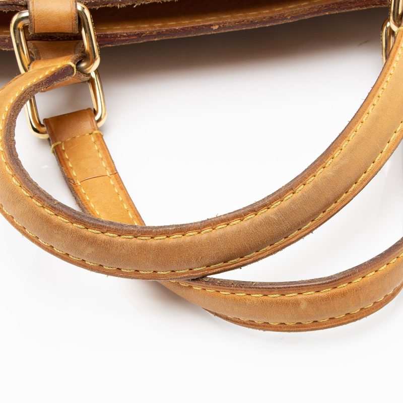 Louis Vuitton Monogram Vernis Brea MM Satchel (SHF-23289) - Image 9