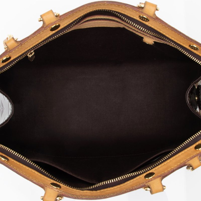 Louis Vuitton Monogram Vernis Brea MM Satchel (SHF-23289) - Image 6