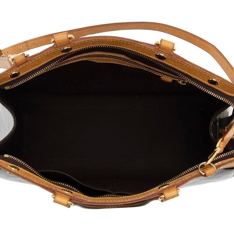 Louis Vuitton Monogram Vernis Brea MM Satchel (SHF-pABsL4) - Image 6