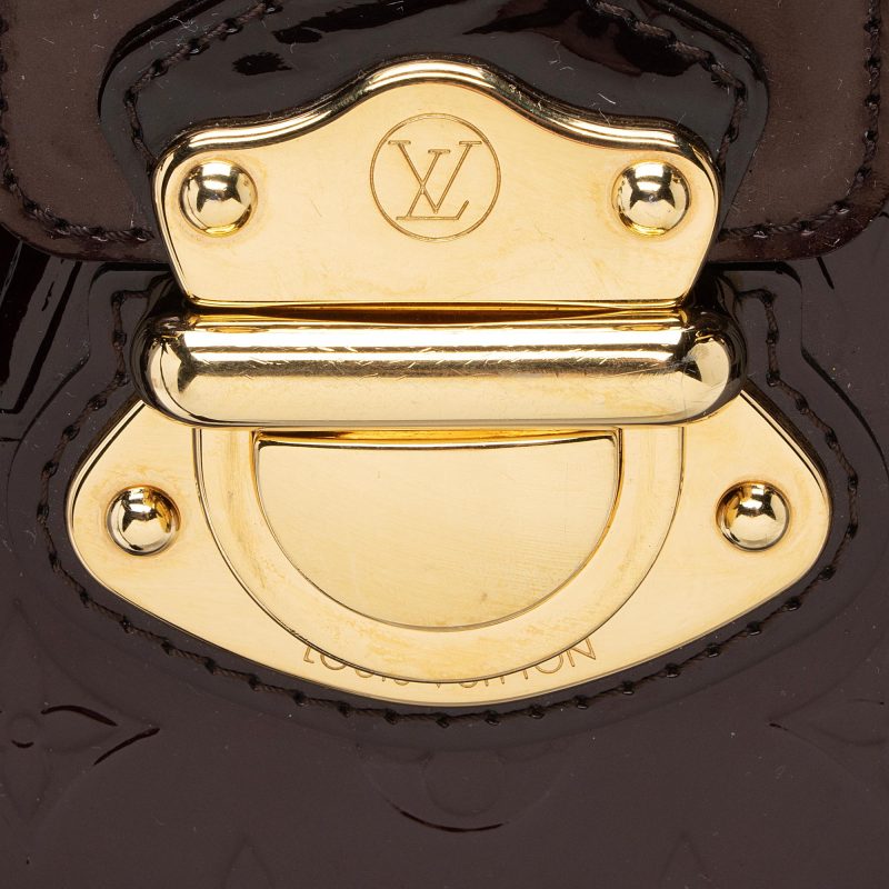 Louis Vuitton Monogram Vernis Melrose Avenue Satchel (SHF-22462) - Image 9
