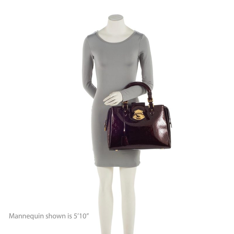 Louis Vuitton Monogram Vernis Melrose Avenue Satchel (SHF-22462) - Image 4