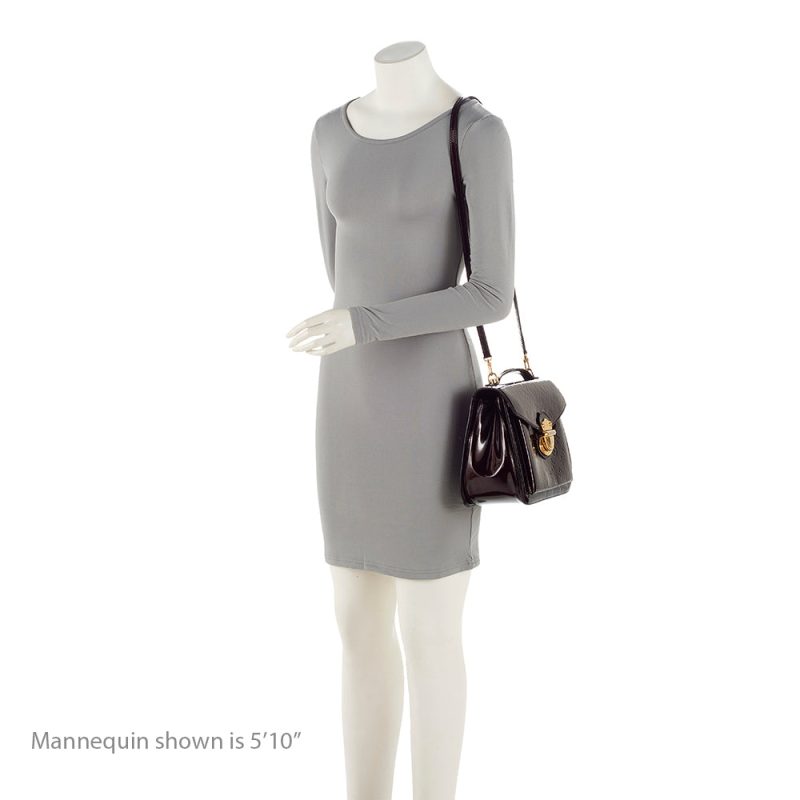 Louis Vuitton Monogram Vernis Mirada Shoulder Bag (SHF-21024) - Image 4