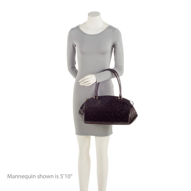 Louis Vuitton Monogram Vernis Sherwood GM Satchel (SHF-IMbn4y) - Image 3