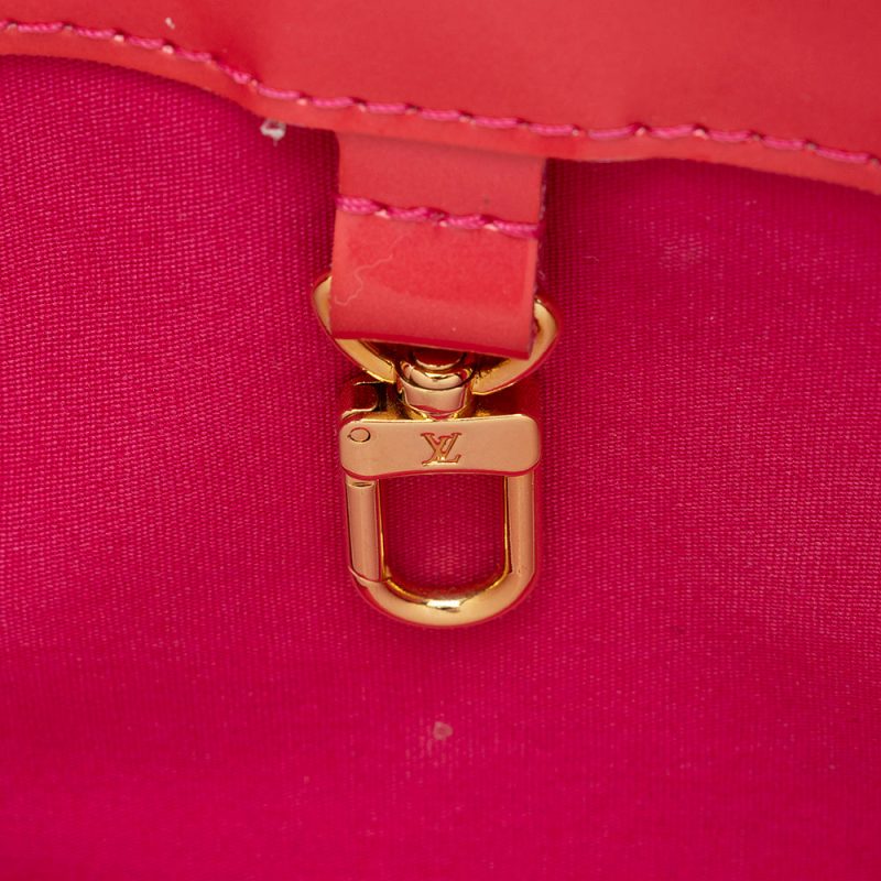 Louis Vuitton Monogram Vernis Wilshire PM Tote - FINAL SALE (SHF-18749) - Image 8