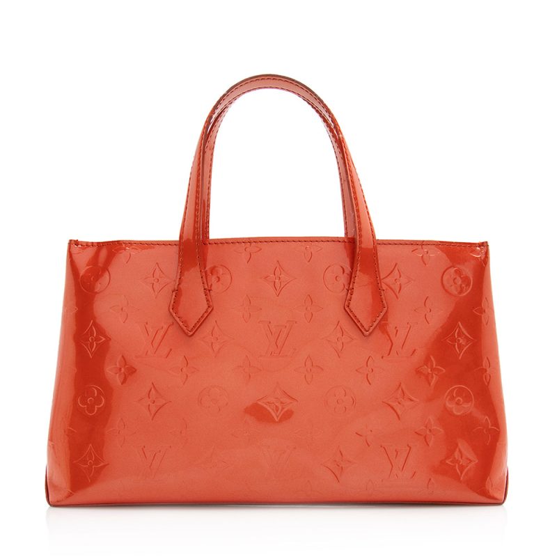 Louis Vuitton Monogram Vernis Wilshire PM Satchel (SHF-21150) - Image 2