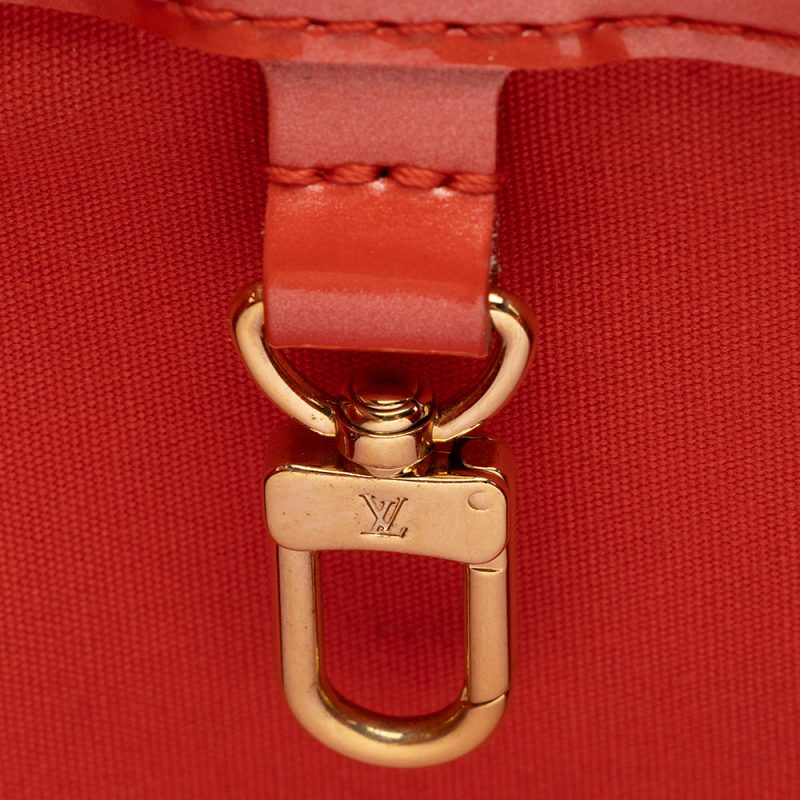 Louis Vuitton Monogram Vernis Wilshire PM Satchel (SHF-21150) - Image 9