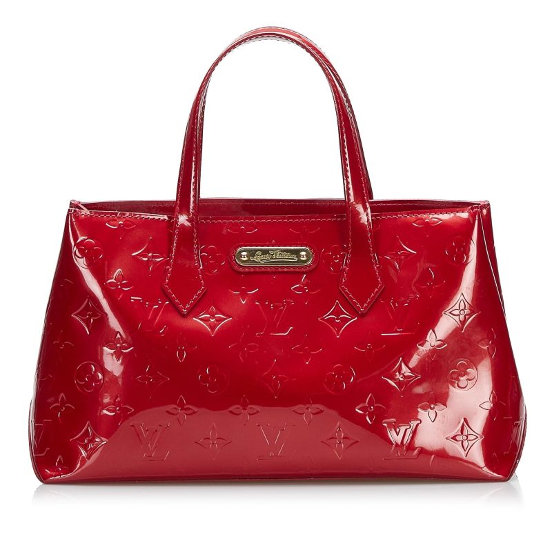 Louis Vuitton Monogram Vernis Wilshire PM (SHG-8Bm3Qz) - Image 10
