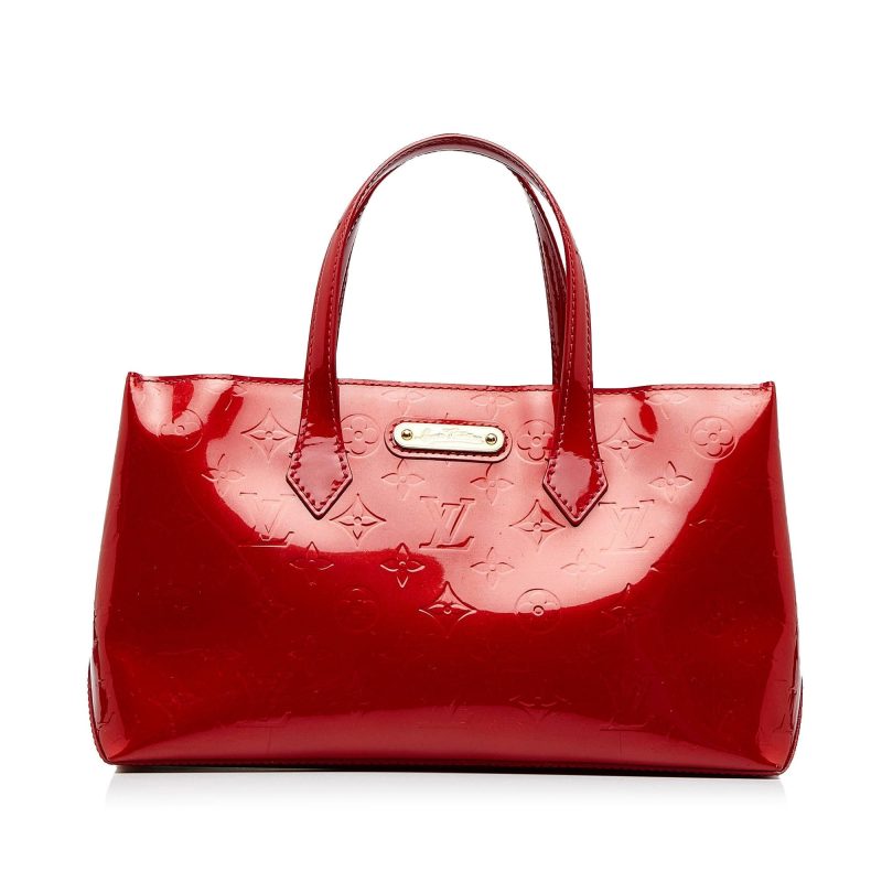 Louis Vuitton Monogram Vernis Wilshire PM (SHG-a7HjnB) - Image 10