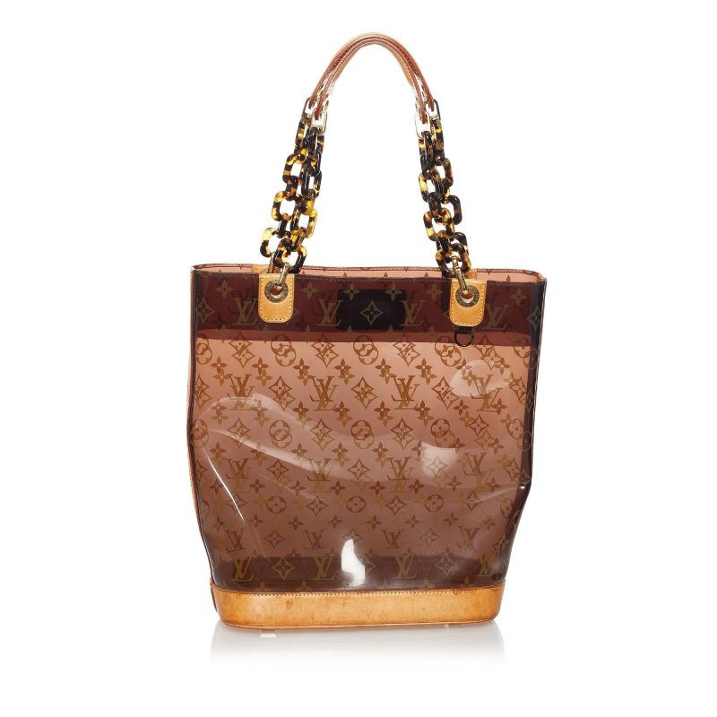 Louis Vuitton Monogram Vinyl Cabas Sac Ambre MM (SHG-31170) - Image 2