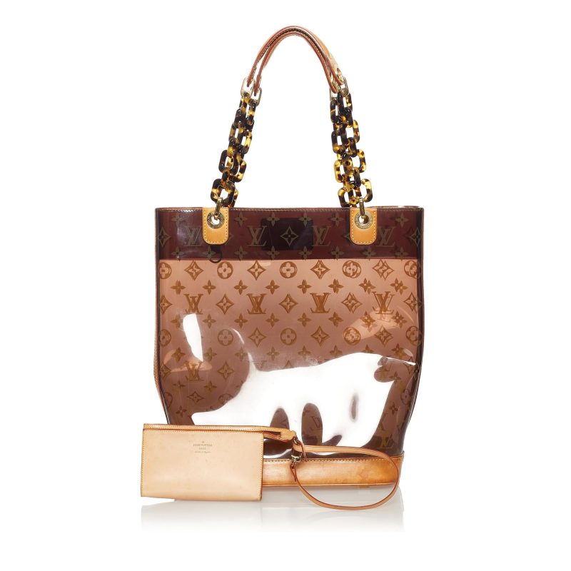Louis Vuitton Monogram Vinyl Cabas Sac Ambre MM (SHG-31170) - Image 4
