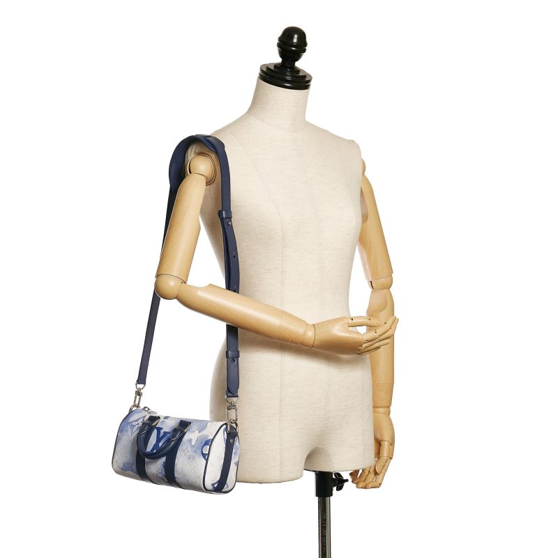 Louis Vuitton Monogram Watercolor Keepall XS (SHG-35308) - Image 9