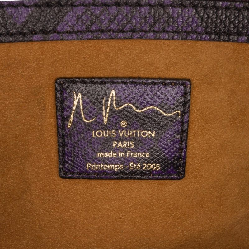 Louis Vuitton Richard Prince Monogram Heartbreak Jokes Tote (SHG-awmcjt) - Image 7