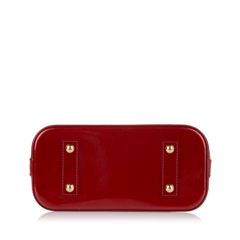 Louis Vuitton Vernis Rayures Alma BB (SHG-35013) - Image 3