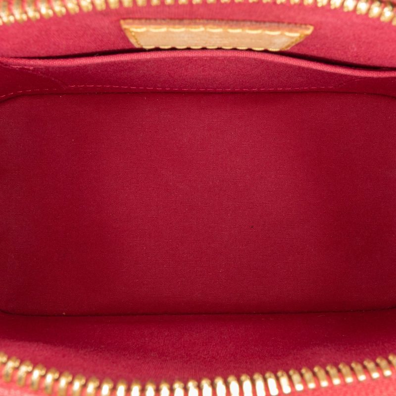 Louis Vuitton Vernis Rayures Alma BB (SHG-35013) - Image 5