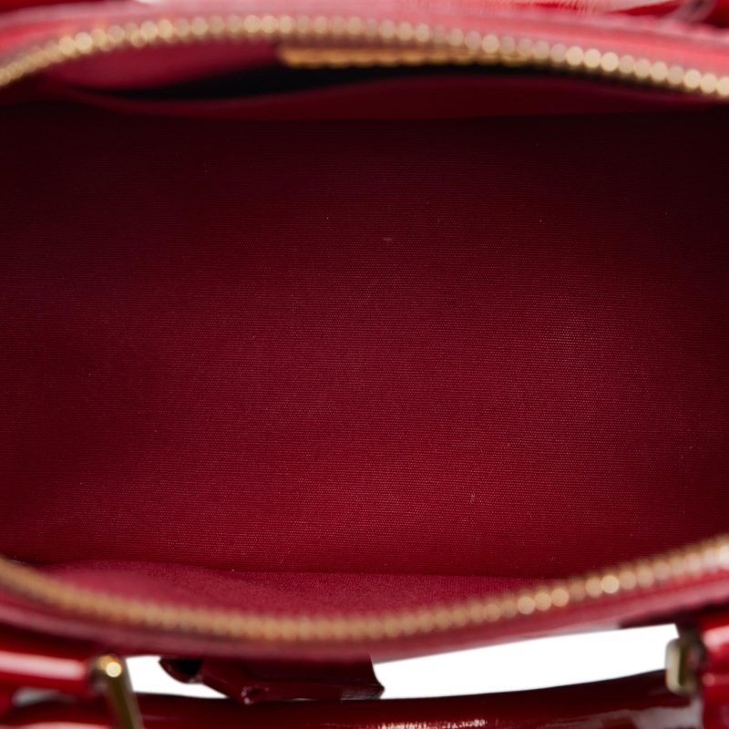 Louis Vuitton Vernis Rayures Alma BB (SHG-0Gjotx) - Image 5