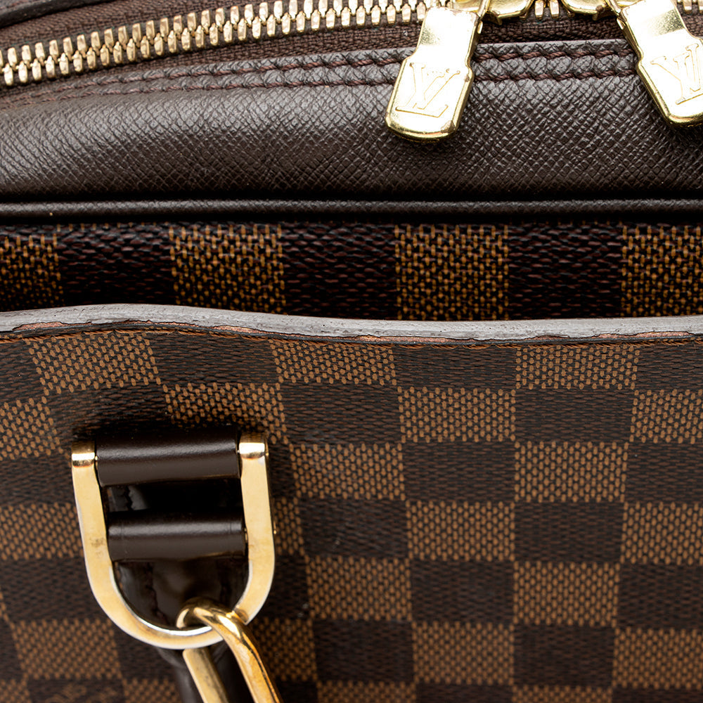 Louis Vuitton Vintage Damier Ebene Canvas Triana Satchel (SHF-21939) - Image 9