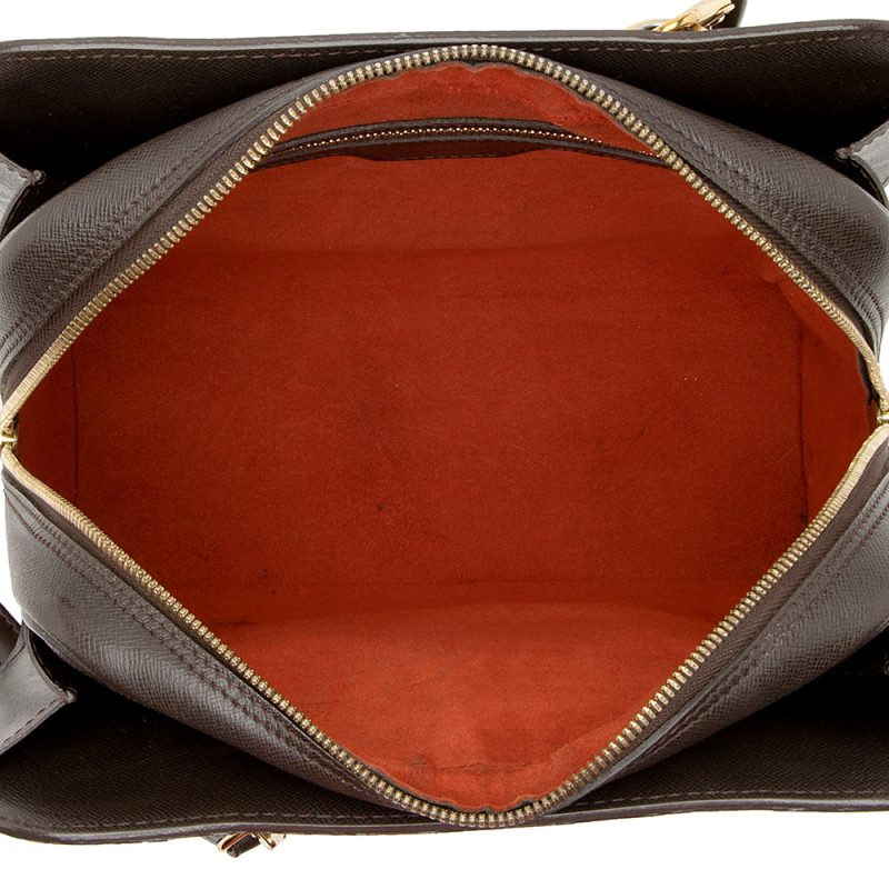 Louis Vuitton Vintage Damier Ebene Canvas Triana Satchel (SHF-21939) - Image 6