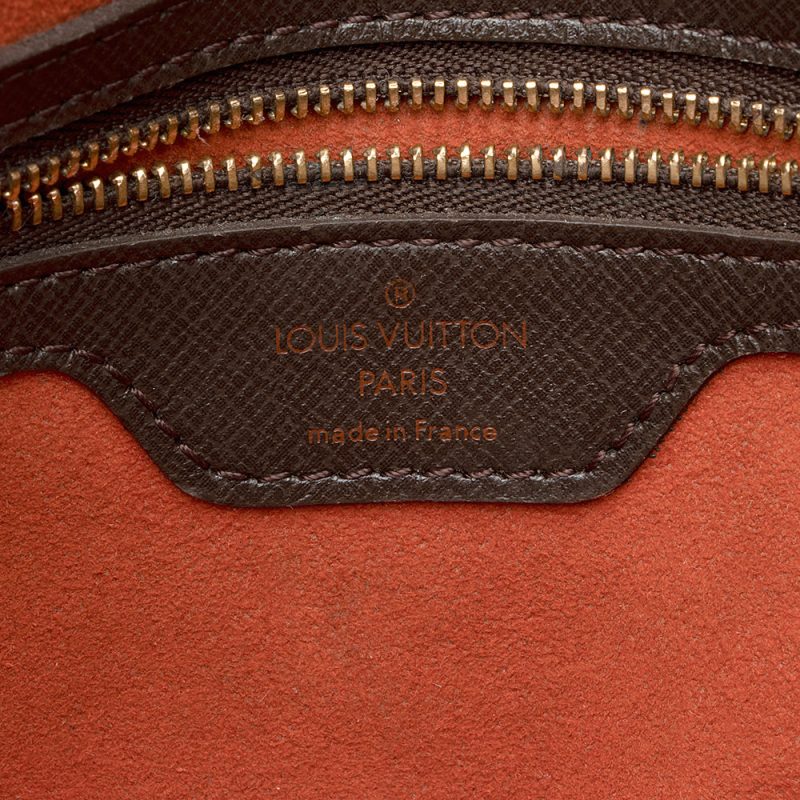 Louis Vuitton Vintage Damier Ebene Canvas Triana Satchel (SHF-21939) - Image 7