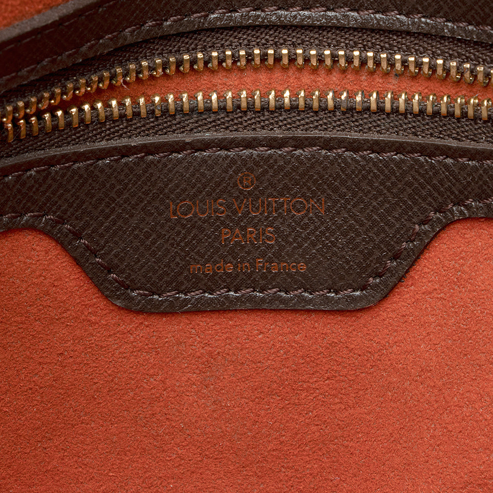 Louis Vuitton Vintage Damier Ebene Canvas Triana Satchel (SHF-21939) - Image 7