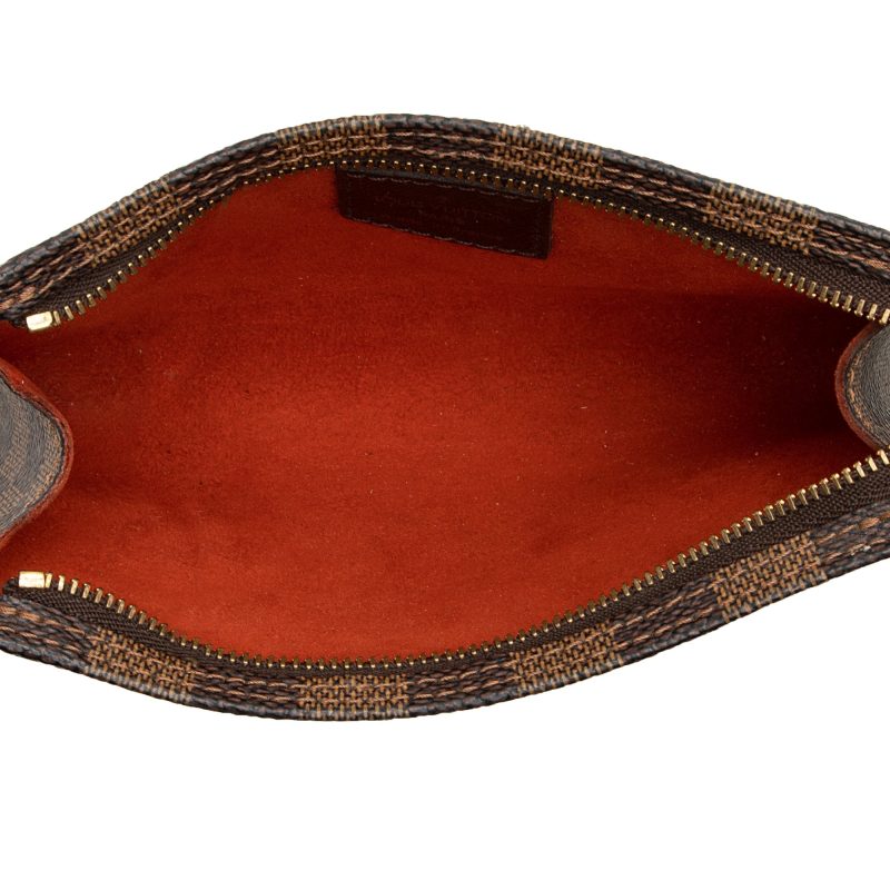 Louis Vuitton Vintage Damier Ebene Marais Bucket Pouch (SHF-22818) - Image 4