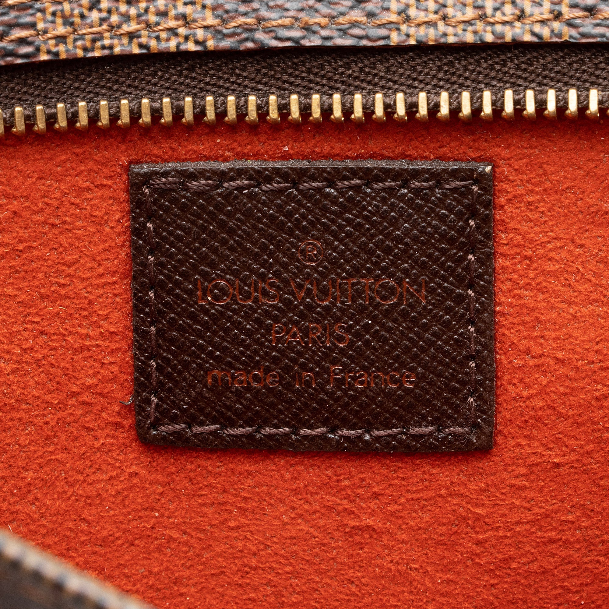 Louis Vuitton Vintage Damier Ebene Marais Bucket Pouch (SHF-22818) - Image 5
