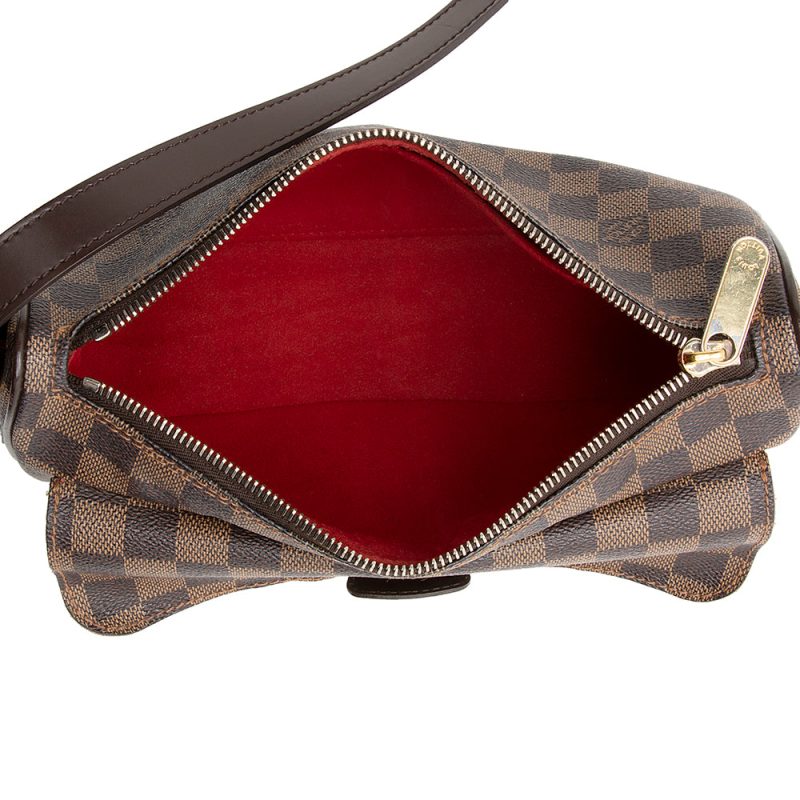 Louis Vuitton Vintage Damier Ebene Ravello GM Shoulder Bag (SHF-21610) - Image 6