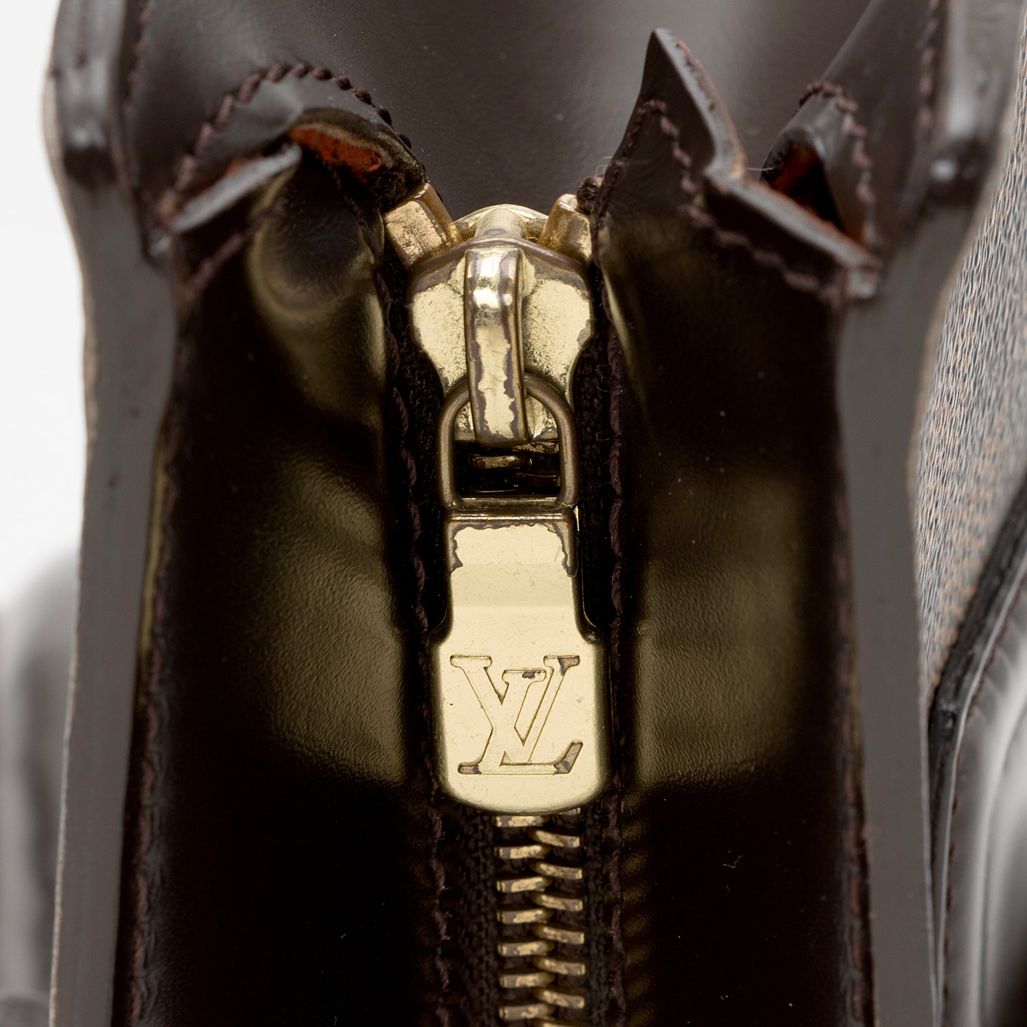 Louis Vuitton Vintage Damier Ebene Venice GM Tote (SHF-22407) - Image 9