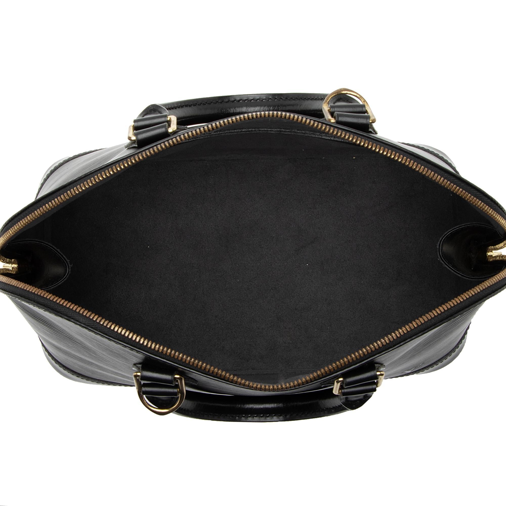 Louis Vuitton Vintage Epi Leather Alma PM Satchel (SHF-UHUqye) - Image 6