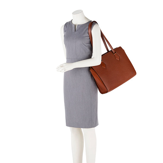 Louis Vuitton Vintage Epi Leather Duplex Tote (SHF-19003) - Image 4