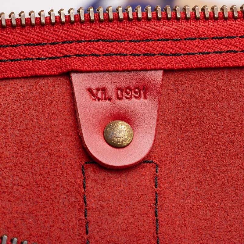Louis Vuitton Vintage Epi Leather Keepall 45 Duffle Bag (SHF-22789) - Image 5