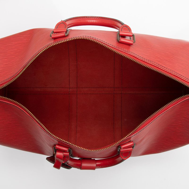 Louis Vuitton Vintage Epi Leather Keepall 45 Duffle Bag (SHF-22789) - Image 6