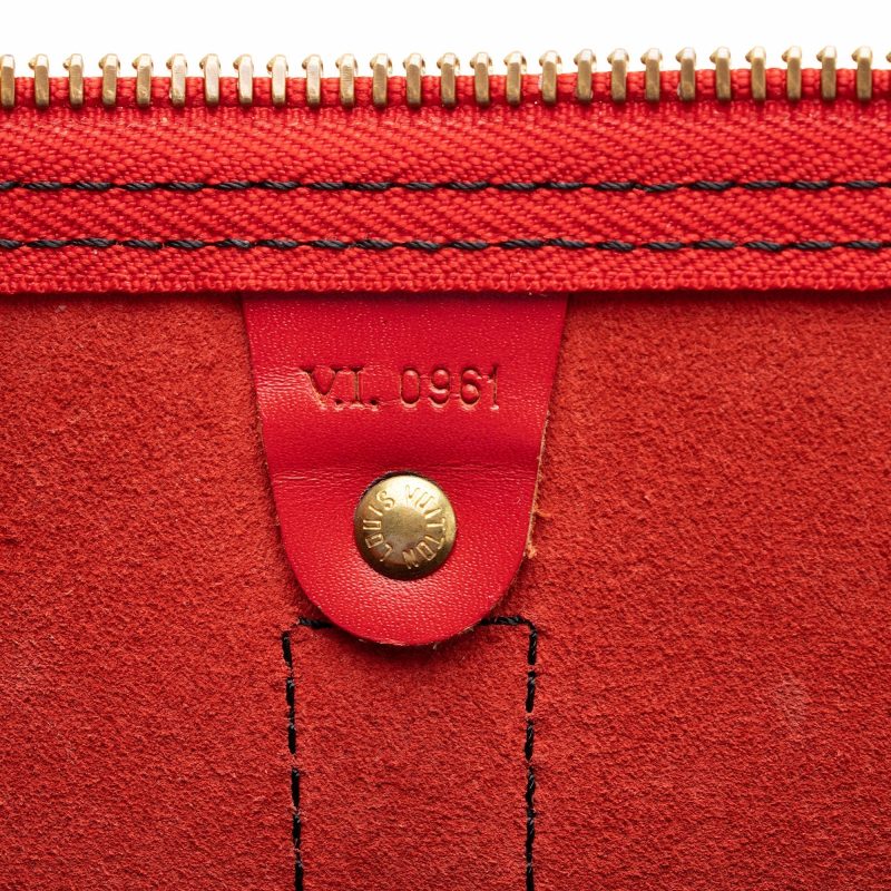 Louis Vuitton Vintage Epi Leather Keepall 45 Duffle Bag (SHF-tOfN9D) - Image 5