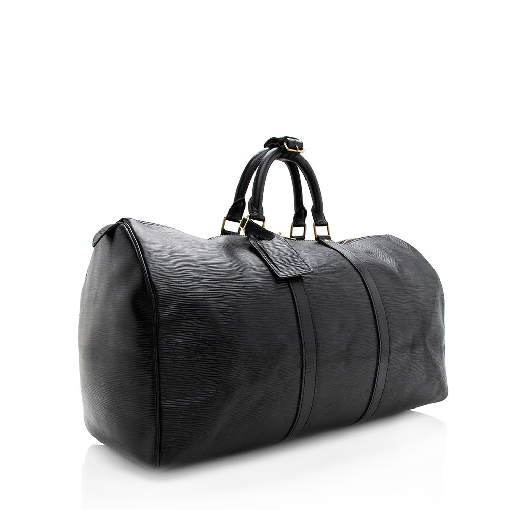 Louis Vuitton Vintage Epi Leather Keepall 50 Duffel Bag (SHF-18921)
