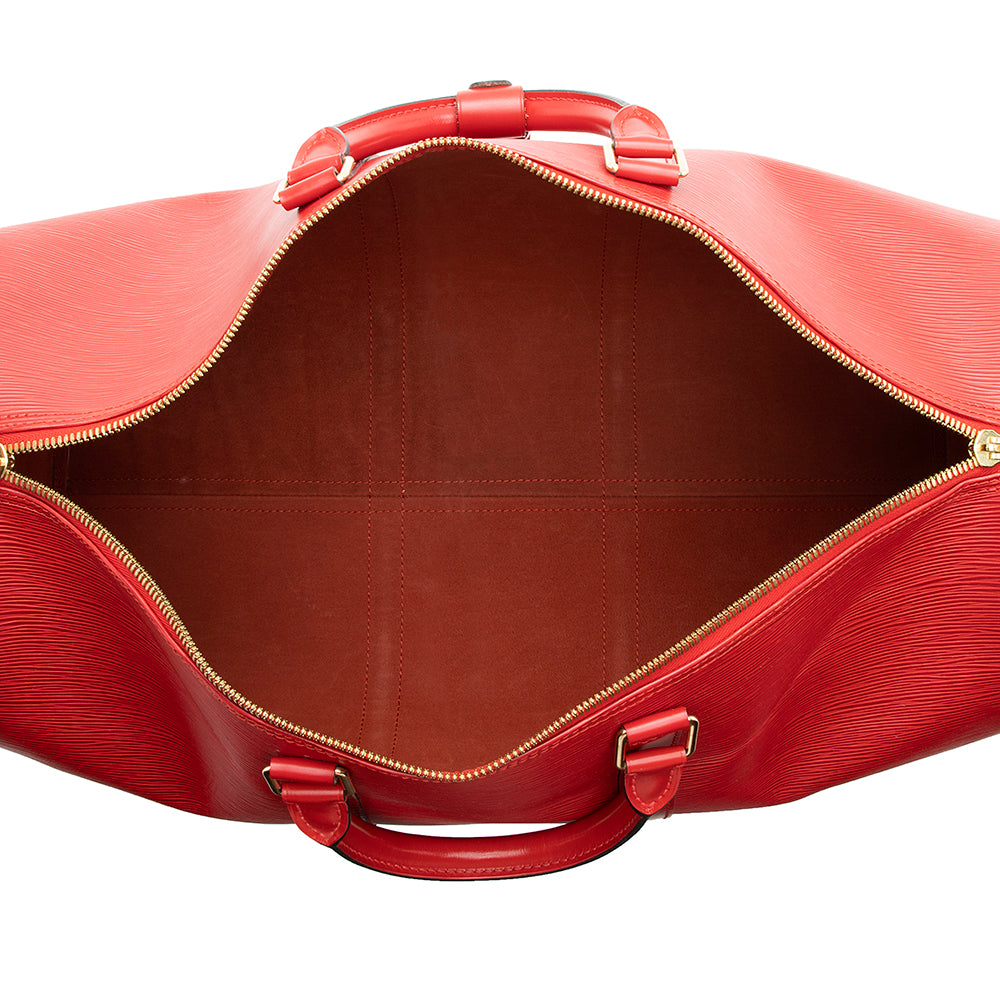 Louis Vuitton Vintage Epi Leather Keepall 50 Duffel Bag (SHF-19332) - Image 6