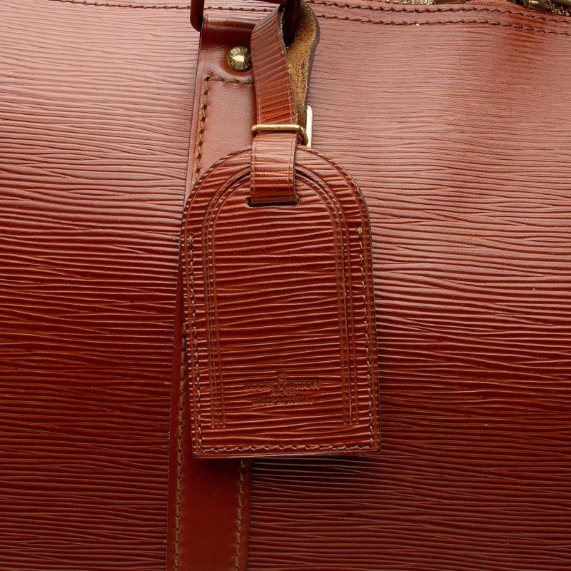Louis Vuitton Vintage Epi Leather Keepall 50 Duffle Bag (SHF-QjiRs7) - Image 9