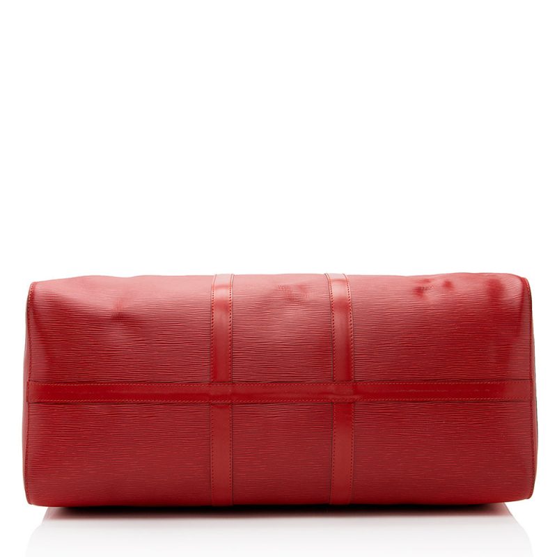 Louis Vuitton Vintage Epi Leather Keepall 55 Duffel Bag (SHF-21452) - Image 3