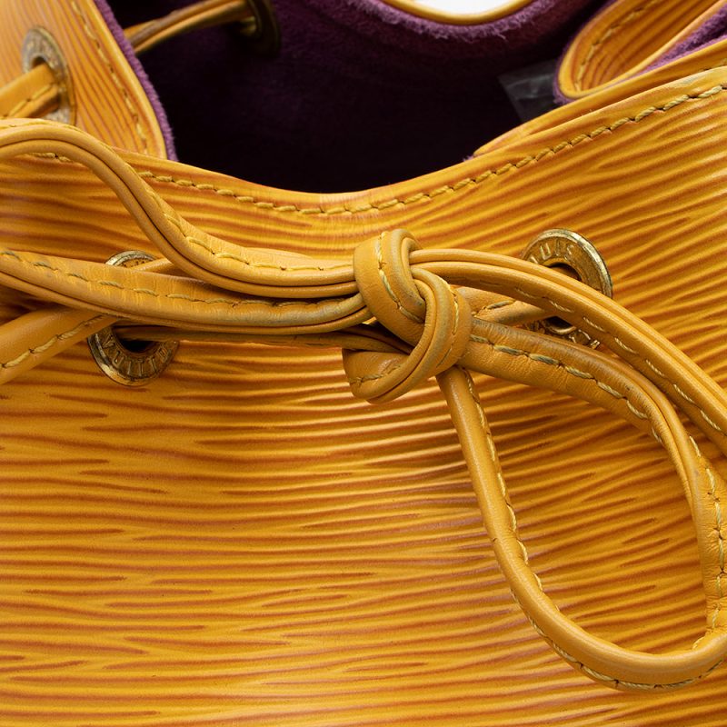 Louis Vuitton Vintage Epi Leather Petit Noe Shoulder Bag (SHF-21407) - Image 9