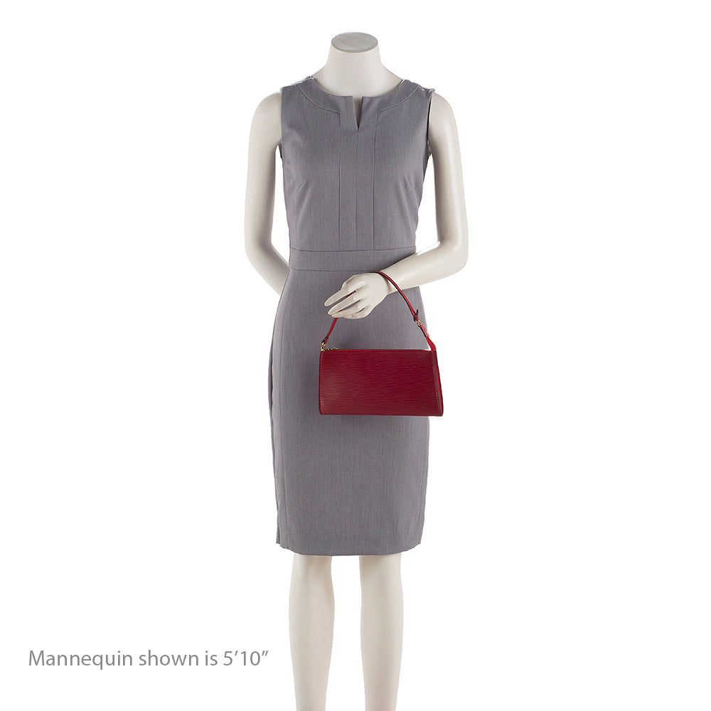 Louis Vuitton Vintage Epi Leather Pochette Accessoires (SHF-19220) - Image 4