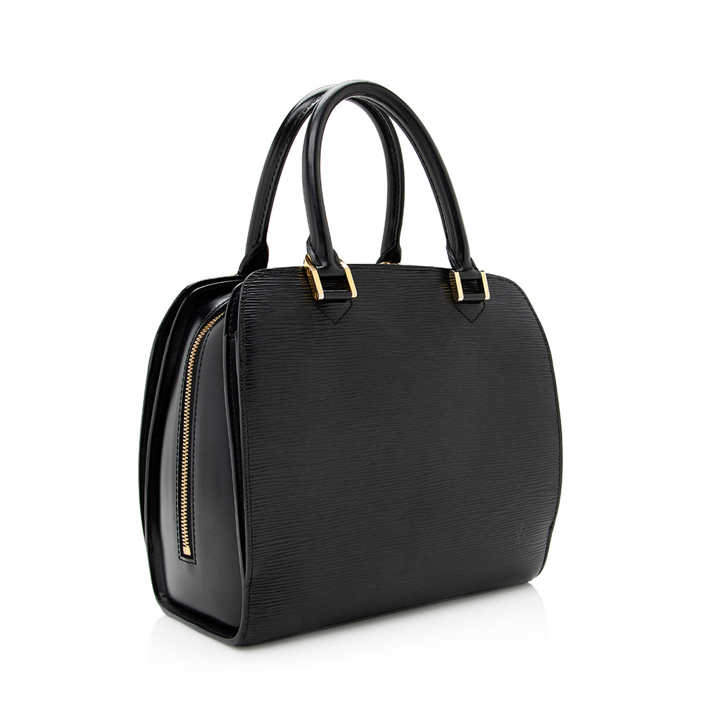 Louis Vuitton Vintage Epi Leather Pont Neuf Satchel (SHF-21501)