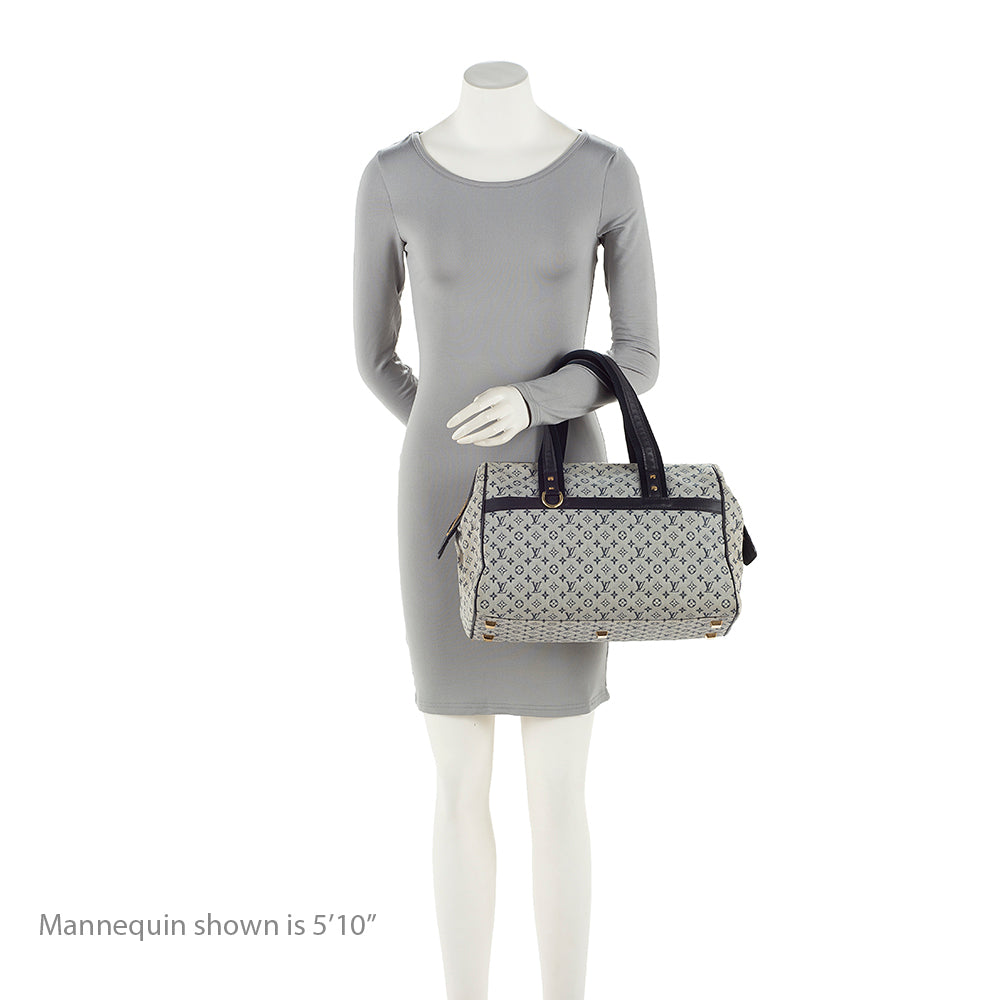 Louis Vuitton Vintage Mini Lin Josephine GM Satchel (SHF-20198) - Image 4