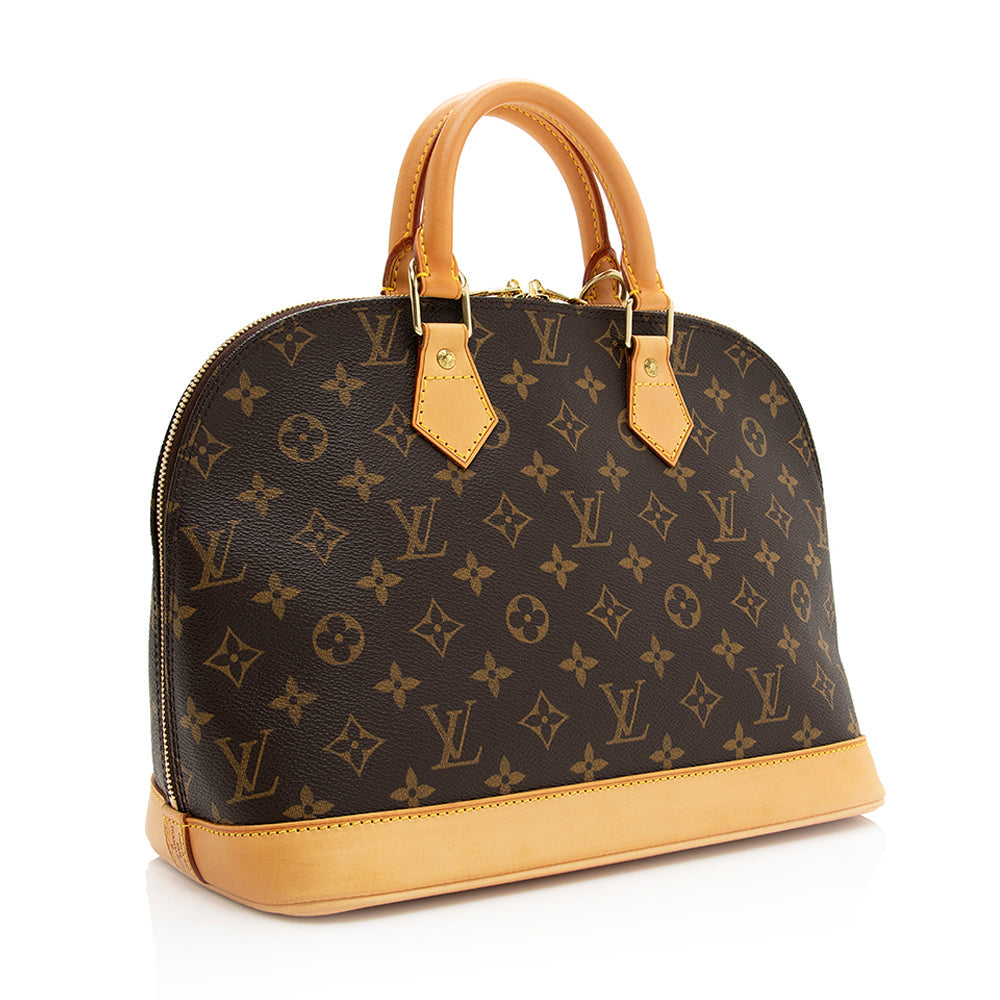 Louis Vuitton Vintage Monogram Canvas Alma PM Satchel (SHF-20475)