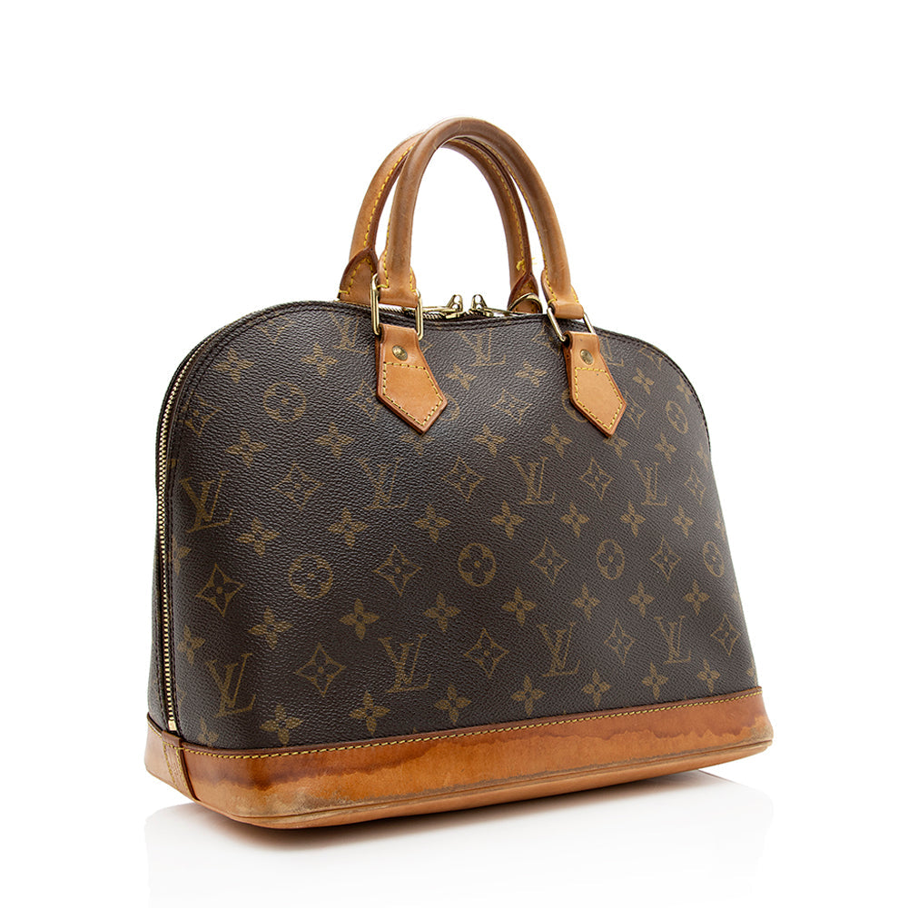 Louis Vuitton Vintage Monogram Canvas Alma PM Satchel (SHF-21417)
