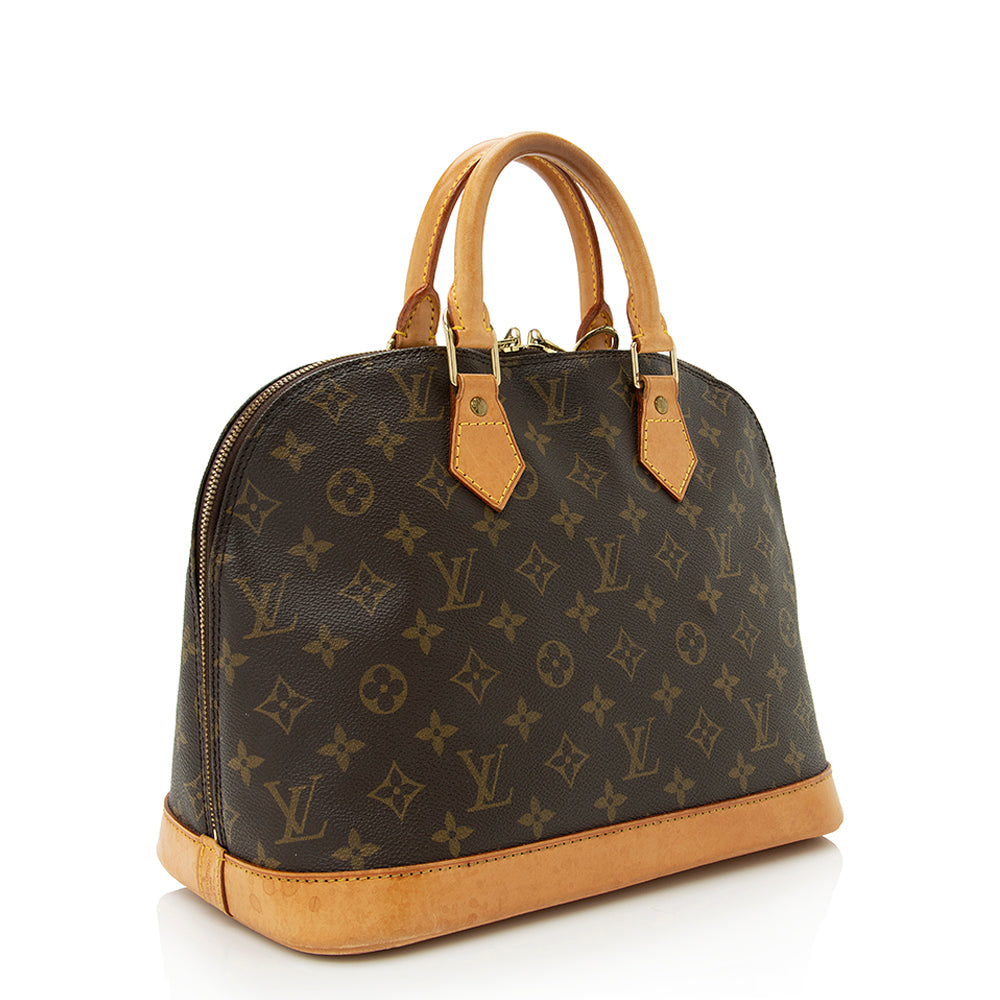 Louis Vuitton Vintage Monogram Canvas Alma PM Satchel (SHF-21739)