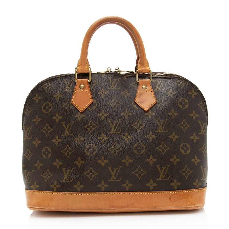 Louis Vuitton Vintage Monogram Canvas Alma PM Satchel (SHF-C21L7o) - Image 2