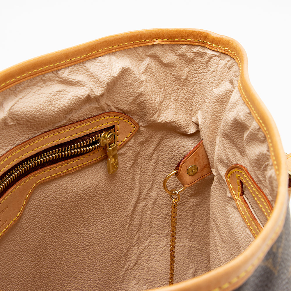 Louis Vuitton Vintage Monogram Canvas Bucket GM Tote (SHF-21446) - Image 10