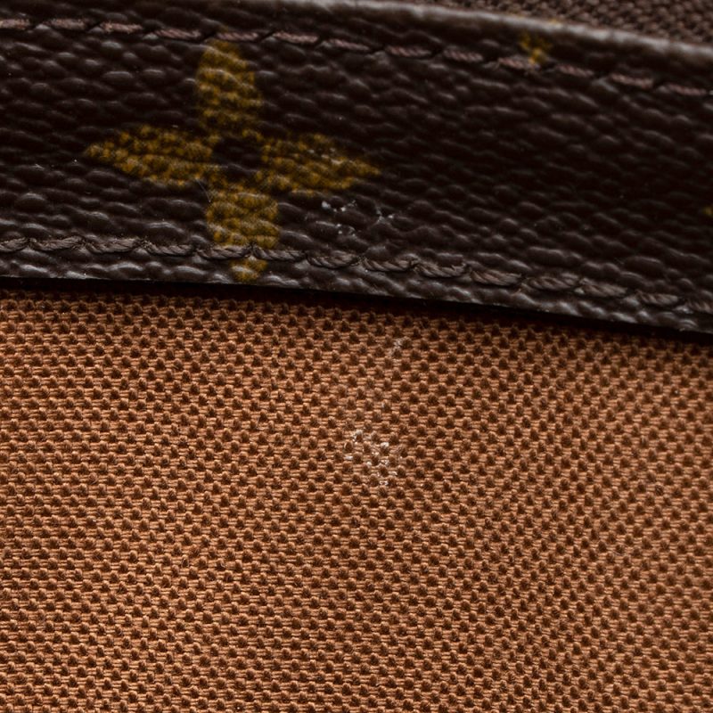 Louis Vuitton Vintage Monogram Canvas Cabas Mezzo Tote (SHF-21400) - Image 9