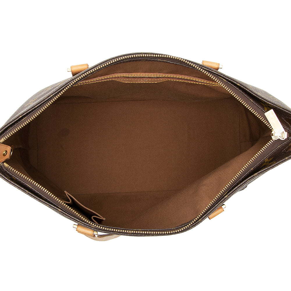 Louis Vuitton Vintage Monogram Canvas Cabas Mezzo Tote (SHF-21400) - Image 6