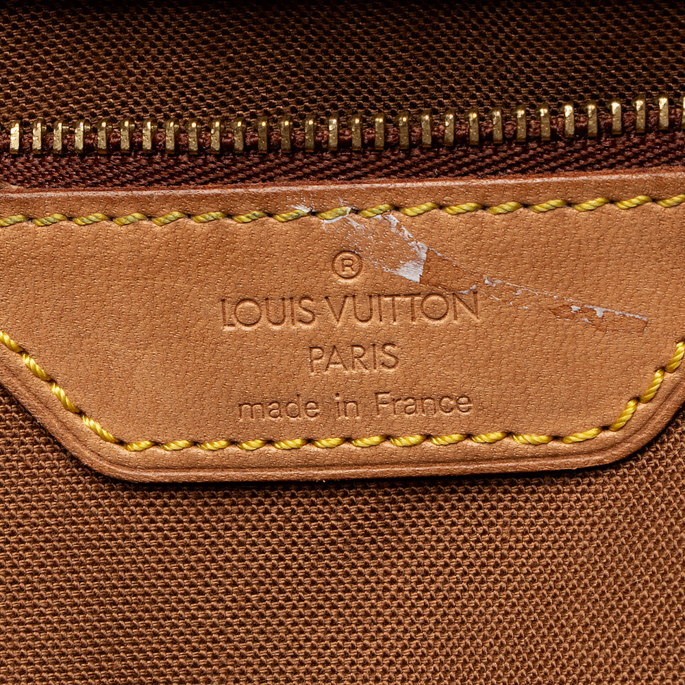 Louis Vuitton Vintage Monogram Canvas Cabas Mezzo Tote (SHF-21400) - Image 7