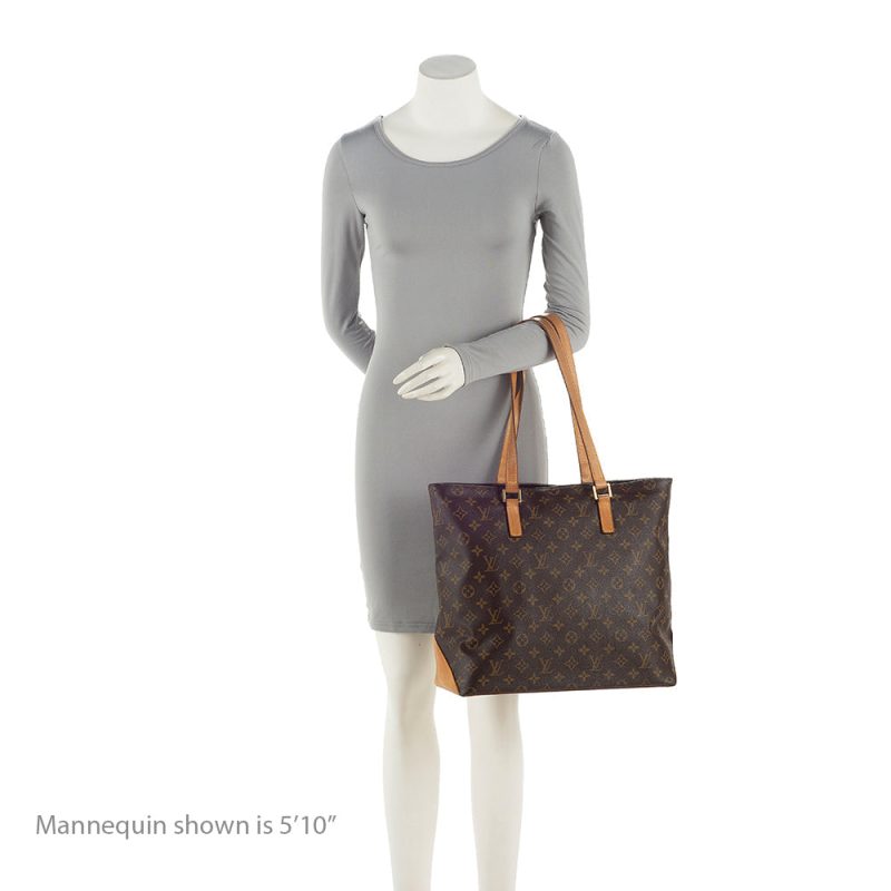 Louis Vuitton Vintage Monogram Canvas Cabas Mezzo Tote (SHF-21400) - Image 4