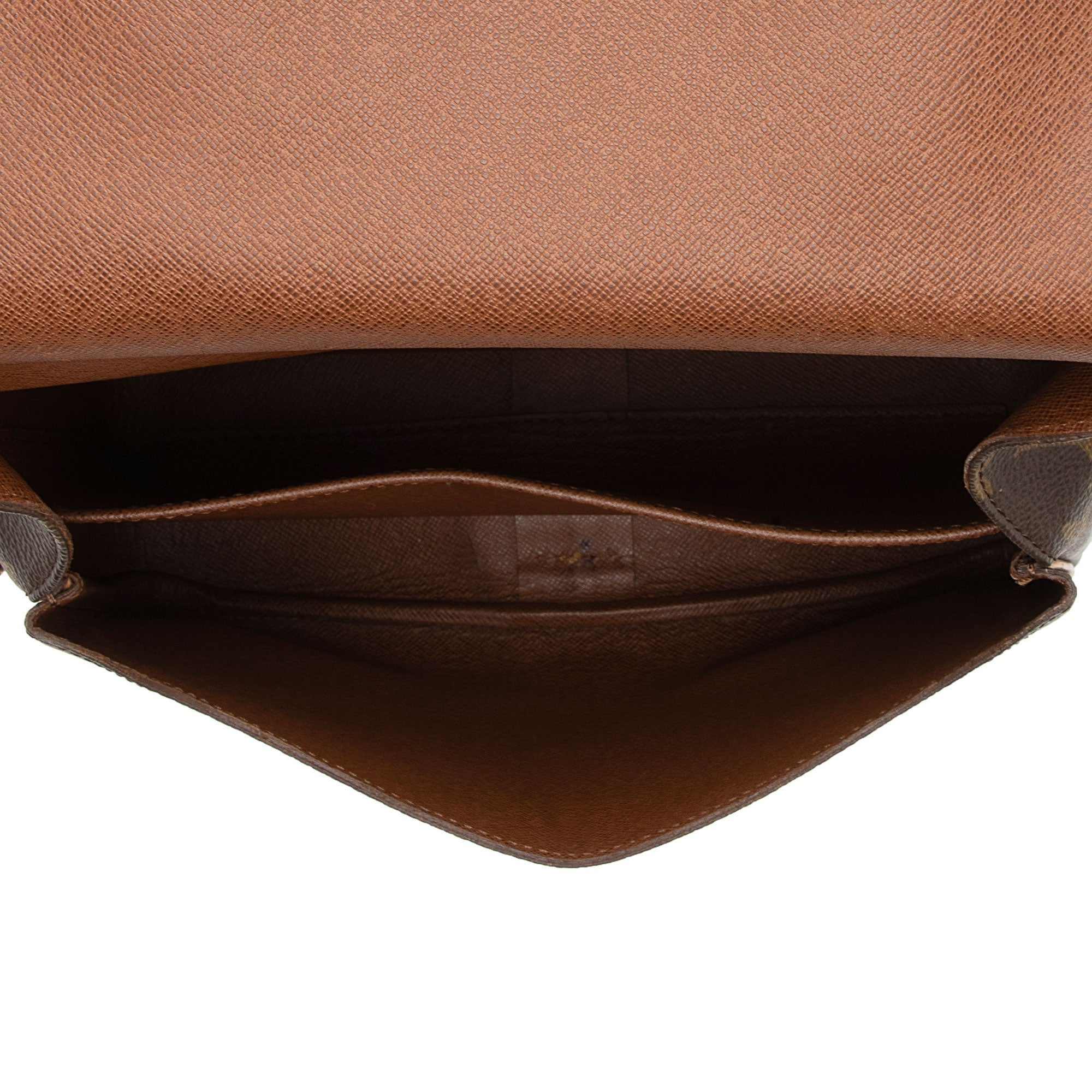 Louis Vuitton Vintage Monogram Canvas Cartouchiere GM Shoulder Bag (SHF-yJImEg) - Image 6